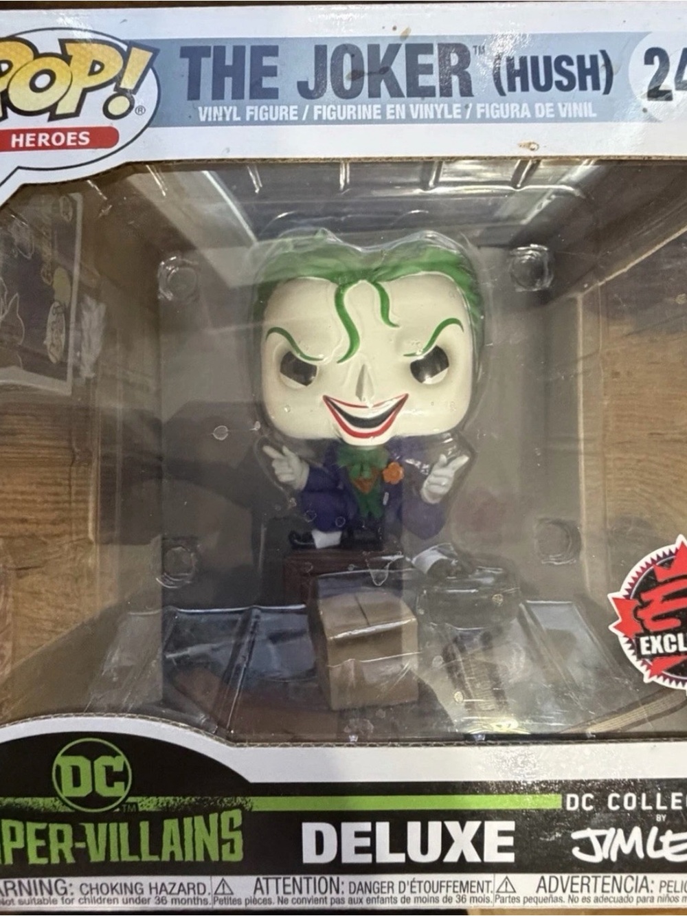 Funko Pop Heroes Batman The Joker #240 Hush Jim Lee Super Villains Vaulted